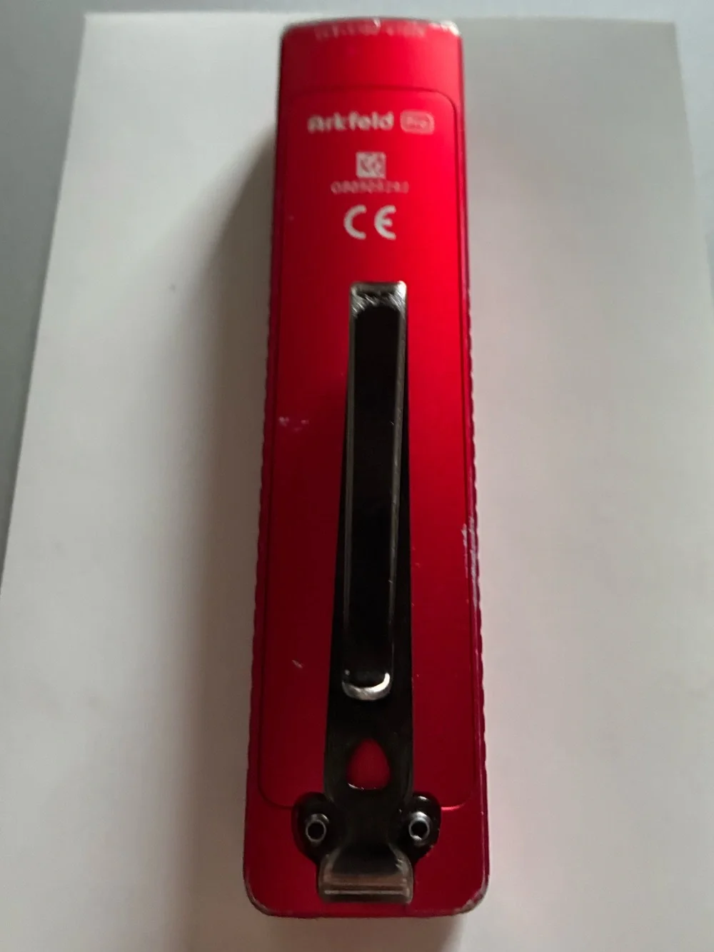 🟥 Olight Arkfeld Pro Flat Rechargeable EDC Flashlight - Red